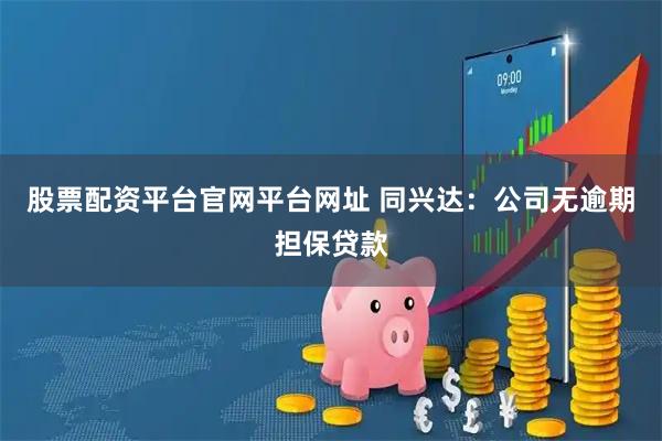 股票配资平台官网平台网址 同兴达：公司无逾期担保贷款