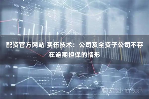 配资官方网站 赛伍技术：公司及全资子公司不存在逾期担保的情形