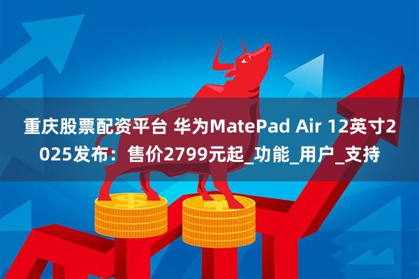 重庆股票配资平台 华为MatePad Air 12英寸2025发布：售价2799元起_功能_用户_支持